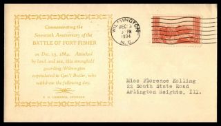 North Carolina Wilmington Battle Of Fort Fisher December 13 1934 Ed Herrick Cach