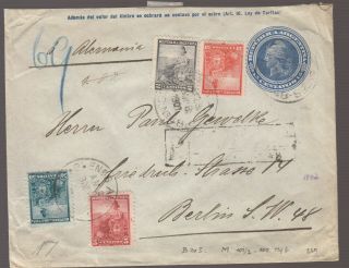 Argentina - Old Cover 1897 To Germany - Arrival Cancel - Very Good