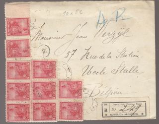 Argentina - Old Cover To Belgium 1900 - Very Good - Arrival Cancel