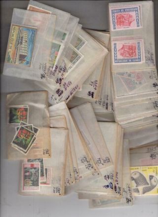 Guinea - Dealers Stock Of & Stamps In Glassines -