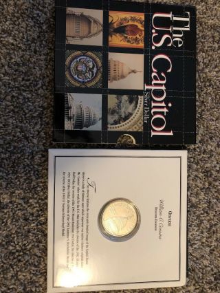 1994 Bicentennial Of The Us Capitol Commemorative Silver Dollar Proof Coin