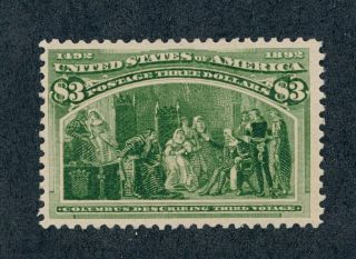 Drbobstamps Us Scott 243 No Gum Sound $3 Columbian Stamp