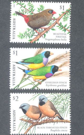 Australia - Finches Of Australia Set - Mnh - Birds - June 2018