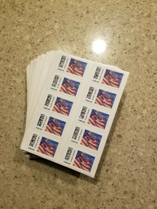 1,  000 - Us Flag Usps Forever Stamps - Authenticated Usps Postage - $550.  00 Rv