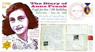 Coverscape Computer Generated 75th Anniversary Of The Diary Of Anne Frank Cover