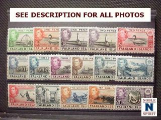 Noblespirit (ag) Lovely Falkland Islands No 84 - 96 Mnh - H Set = $360 Cv