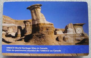 Canada 2015 Unesco Recalled Error Booklet Dinosaur Park Complete Booklet Bk623