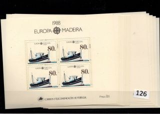 // 12x Portugal - Mnh - Europa Cept 1988 - Ships - Madeira -