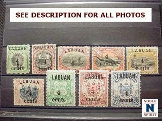 Noblespirit (ag) Lovely Labuan No 110 - 118 H Set = $230 Cv