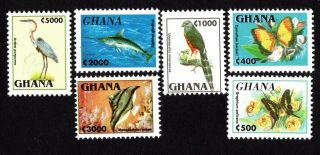 Ghana 1995 Group Of Stamps Mi 2192 - 2197 Mnh Cv=32€