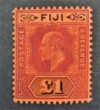 Nystamps British Fiji Stamp 78 Og H $400 20597