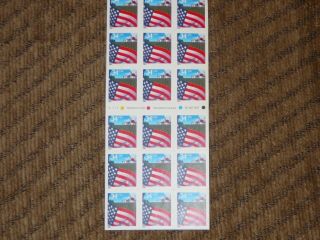 3495a 34 Cent Denominated Flag Atm Pane Of 18