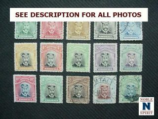 Noblespirit {ag} Rhodesia Nos 119 - 132,  134 - 135 M&u Short Set = $465 Cv