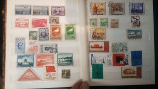 CHINA Old Chinese Stamp Album FULL 16 pages imperial China post Mao early PRC 6