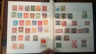 CHINA Old Chinese Stamp Album FULL 16 pages imperial China post Mao early PRC 8