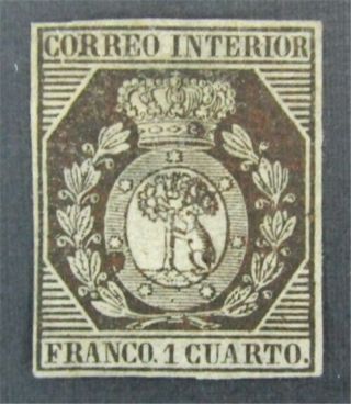 Nystamps Spain Stamp 17 Og H $3300 20573
