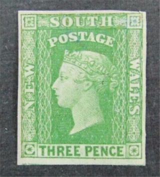 Nystamps British Australian States South Wales Stamp 34 Og H $1750