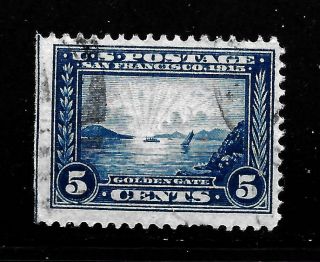 Hick Girl Stamp - Old U.  S.  Sc 399 Golden Gate Perf.  12 Y2642