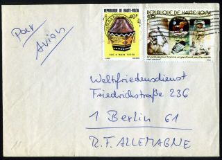 Burkina Faso / Upper Volta 1969 60f For Apollo 11 On Cover To Berlin