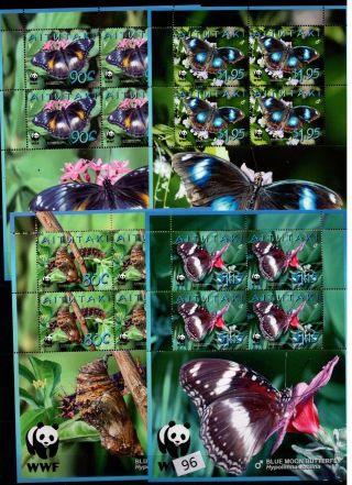 // Aitutaki - Mnh - Wwf - Nature - Biutterflies - Plants - Flowers