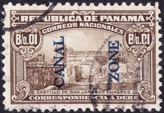 Canal Zone - 1915 - 1 Cent Olive Brown Overprinted Panama Postage Due Issue J4