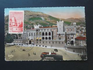 Architecture Palace Of Monaco Maximum Card 1956