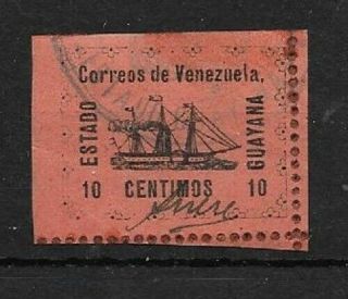 Venezuela: 1903; Local 2,  Guayana,  Signed By The Administrator Sucre,  Ebv301