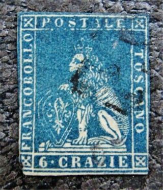 Nystamps Italian States Tuscany Stamp 15 $375