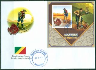 Minerals Scouts Mineralen Mineraux Congo First Day Covers set 3 covers 2