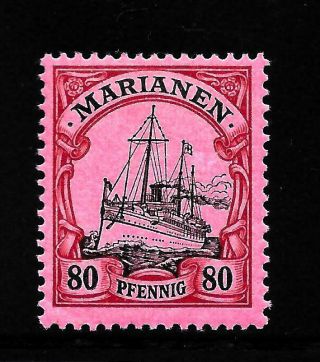Hick Girl Stamp - Old M.  H.  German - Mariana Islands Sc 25 Issue 1901 No - Wmk.  Y2273