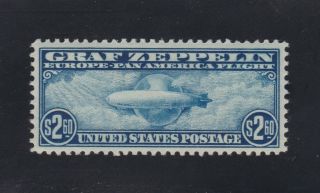 Us C15 $2.  60 Graf Zeppelin Airmail Vf - Xf Og H Scv $550