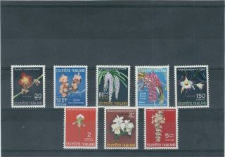 Thailand 1967 Mnh Orchidee Flowers Set See