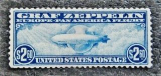 Nystamps Us Air Mail Stamp C15 Og H $575