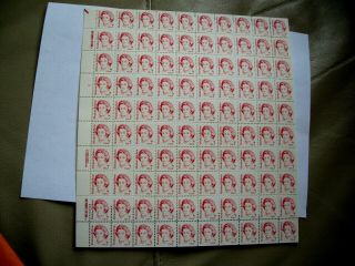 Usa Stamp Sheet Of Abraham Baldwin In 1984