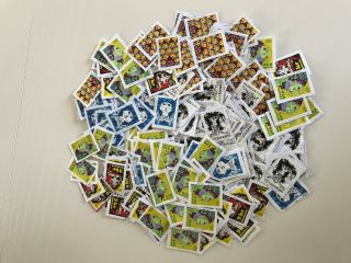50 Grams Of Danish Stamps - Serie With Art Motives Of BjØrn Wiinblad