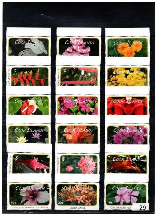 == Cook Islands - Mnh - Flowers