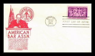Us Covers American Bar Association Fdc Anderson Cachet