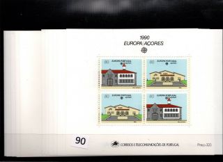 // 11x Portugal - Mnh - Europa Cept 1990 - Architecture -
