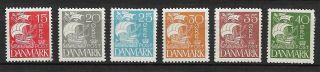 Denmark - 1927 Caravel - Mh Set