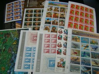 $404.  90 Face Value All U.  S.  Usable Postage Lot Sheets 7