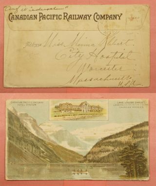 Canada Pacific Railway Co Lake Louise Hotel System Advertising,  Letter