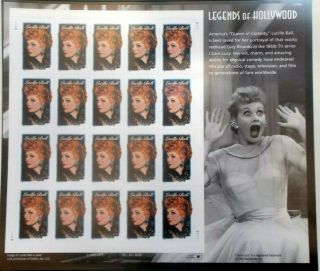 Buffalo Stamps: Scott 3523 Legends Of Hollywood Souvenir Sheet