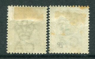 1880 China Hong Kong GB QV 10c (O/P 24c) Green stamp M/M possible No Gum 2