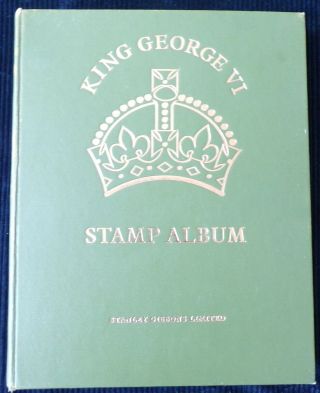 King George Vi Stamp Album,  High Cat.  Value