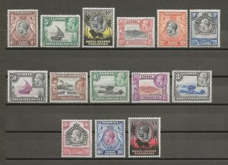 Kenya Uganda Tanganyika 1935 - 7 Sg 110/23 Mnh Cat £475