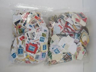 Unsorted 5kg Charity Stamps Mixed Uk,  Foreign,  Franked - Tiv Sc1