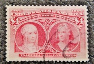 Nystamps Us Stamp 244 $1200