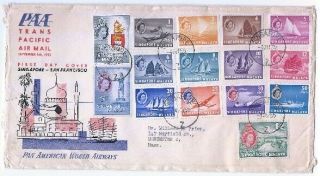 Singapore 1955 First Day Cover