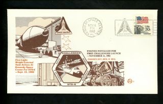 Us Space Cover Shuttle Challenger Engines Ksc Kennedy Space Center Fl 11/11/1982