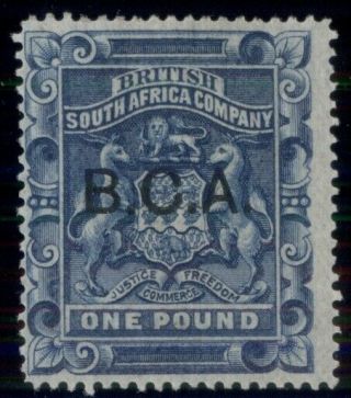 British Central Africa 14,  £1 Blue,  Regummed,  F/vf,  R.  P.  S.  Certificate
